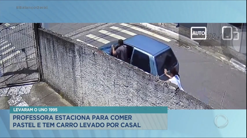 Vídeo: Professora tem carro roubado na zona leste de São Paulo