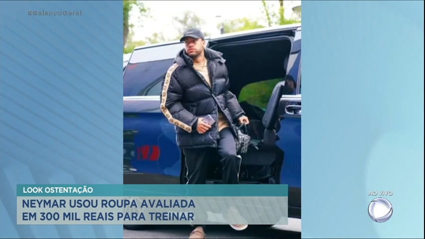 Vídeo: Neymar aparece com look de R$ 300.000 antes de ir para o Catar