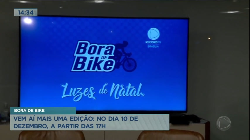 Nova edição do Bora de Bike será realizado em 10 de dezembro - Brasília -  R7 Balanço Geral DF