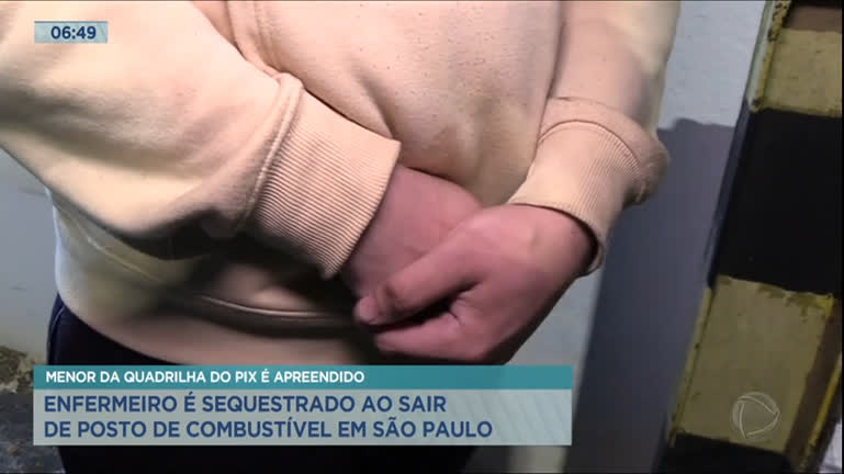 Vídeo: Enfermeiro é sequestrado pela quadrilha do Pix em SP