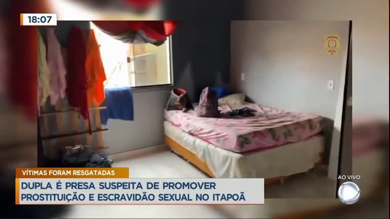 Vídeo: Dupla é presa suspeita de promover prostituição no Itapoã