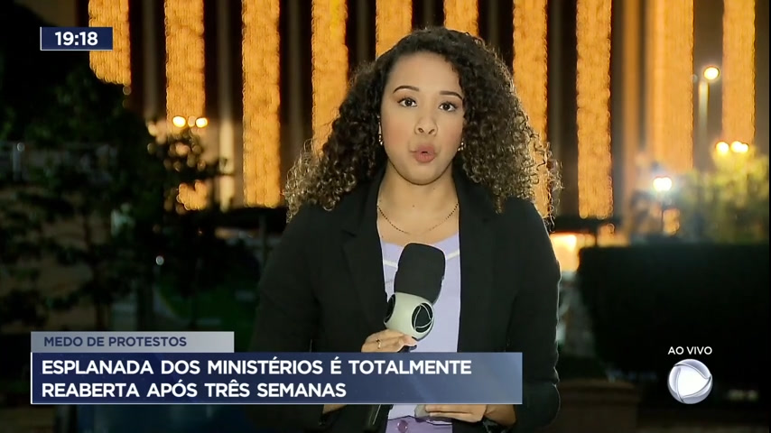 Vídeo: Esplanada dos Ministérios é reaberta após três semanas