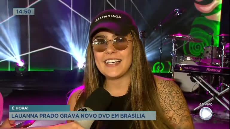 Vídeo: Lauanna Prado grava novo DVD em Brasília nesta terça (22)