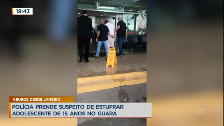 Vídeo: Preso suspeito de estuprar adolescente de 15 anos no Guará