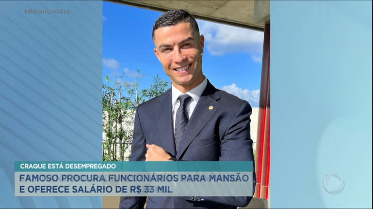 Vídeo: Cristiano Ronaldo procura funcionários para trabalhar em sua casa em Portugal