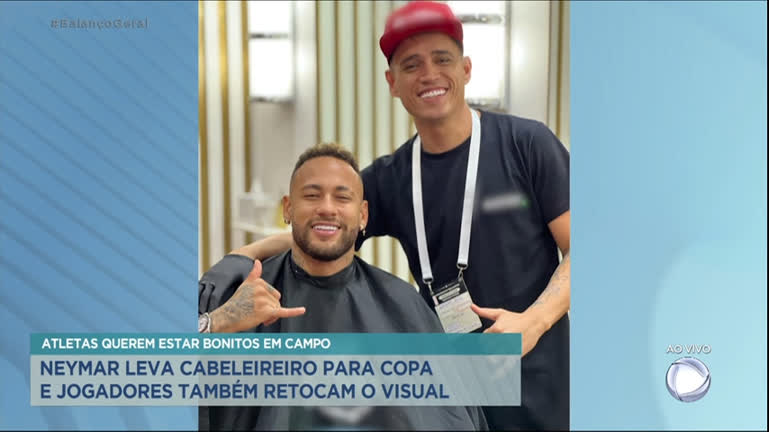 Vídeo: Neymar leva seu cabeleireiro pessoal para a Copa do Mundo