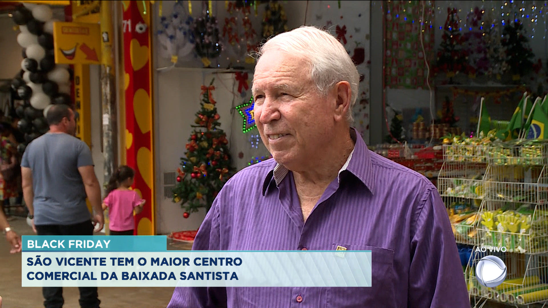 Vídeo: Black Friday agita centro comercial de São Vicente