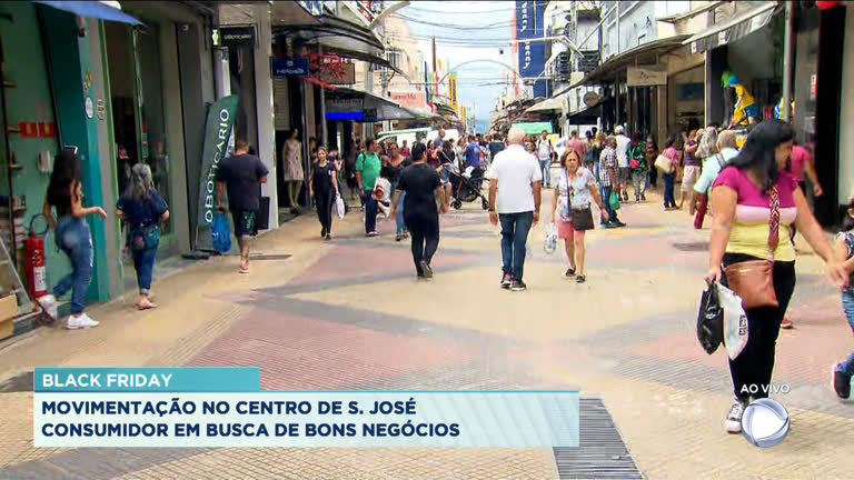 Vídeo: Saiba como estão as compras na Black Friday no Vale do Paraíba