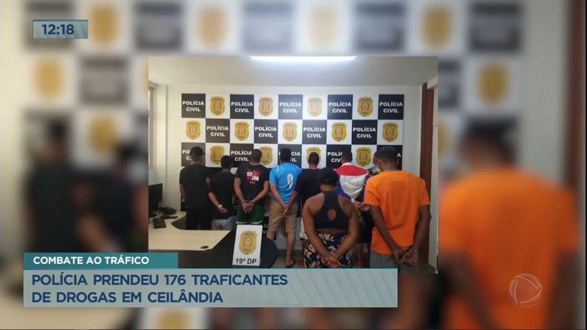 Vídeo: Polícia Civil faz operação contra tráfico de drogas em Ceilândia