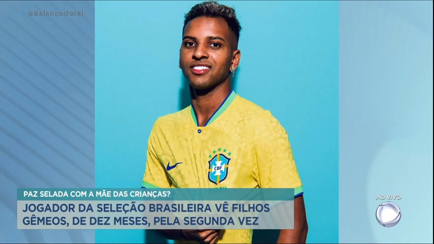 Vídeo: Após postar foto com ex, Rodrygo faz chamada de vídeo com os filhos antes de jogo do Brasil