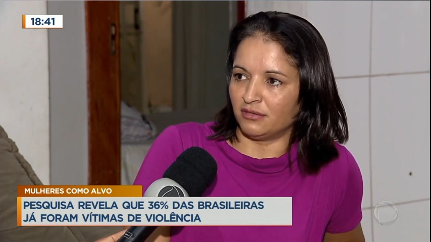 Vídeo: Pesquisa revela que 36% das brasileiras já foram vítimas de violência