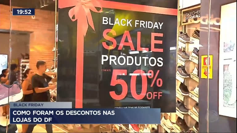 Vídeo: Como foram os descontos nas lojas do DF com a Black Friday