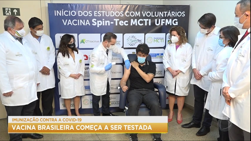 Vídeo: Vacina brasileira contra a covid-19 começa a ser testada