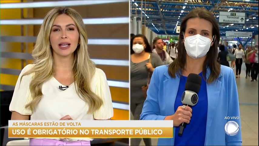 Vídeo: Uso de máscara volta a ser obrigatório no transporte público de SP