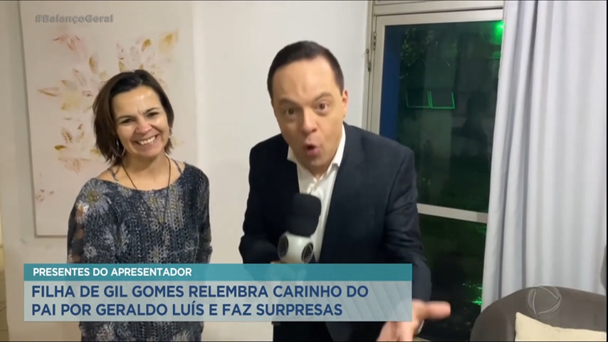 Vídeo: Filha de Gil Gomes relembra carinho do pai por Geraldo Luís