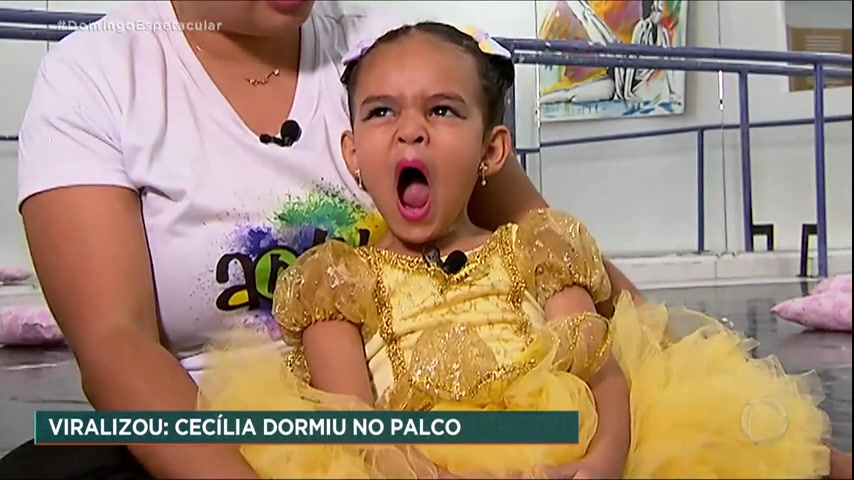 Vídeo: Conheça a bailarina de 4 anos que dormiu durante uma apresentação e viralizou na internet