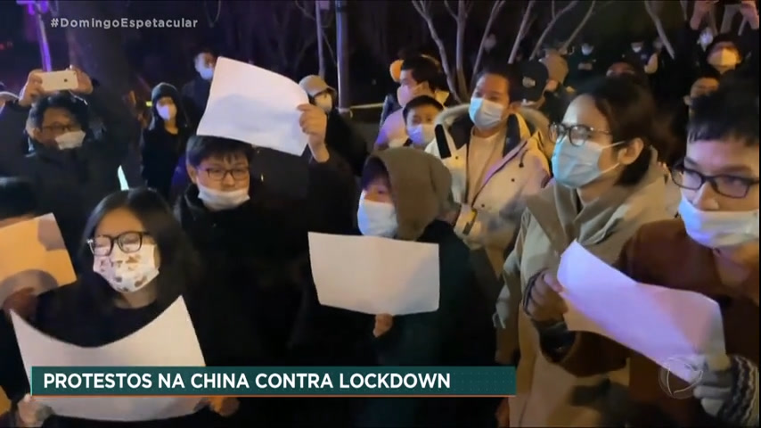 Vídeo: China: manifestantes saem às ruas para protestar contra a política 'covid zero'