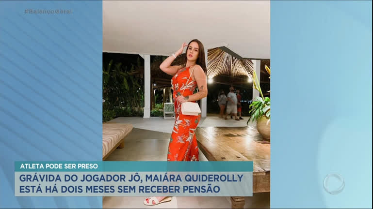 Vídeo: Maiára Quiderolly, grávida do jogador Jô, vai batizar o filho com o nome do pai