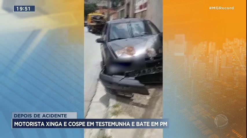 Vídeo: Mulher é suspeita de atropelar motoboy e fogir sem prestar socorro em Belo Horizonte