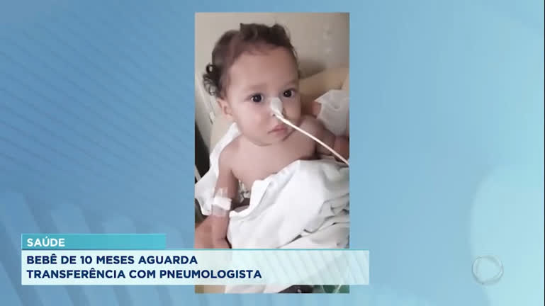 Vídeo: Bebê com problemas pulmonares não consegue transferência