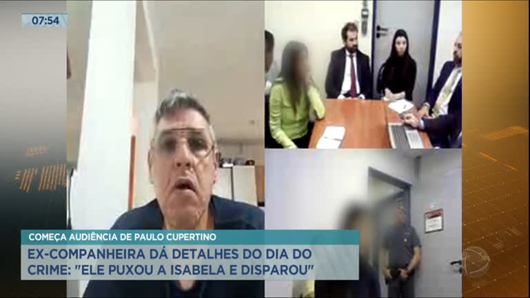 Vídeo: Ex-companheira de Paulo Cupertino dá detalhes sobre assassinato de Rafael Miguel