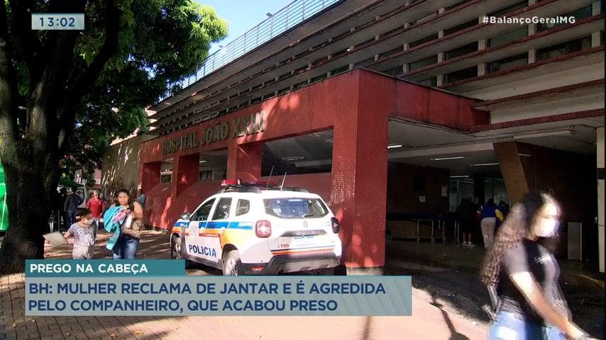 Vídeo: Homem é preso depois de atacar mulher com prego em Belo Horizonte