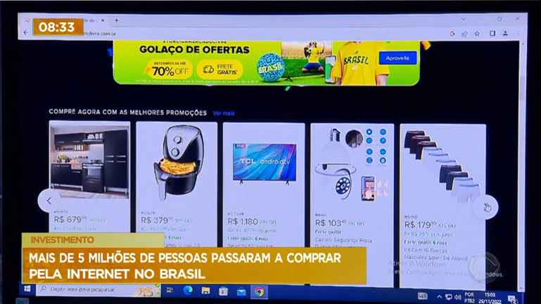 Vídeo: Mais de 5 milhões de brasileiros passaram a comprar pela internet