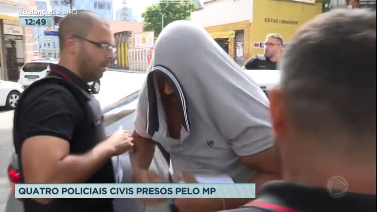Vídeo: Quatro policiais civis são presos por cobrança de propina de casas de jogos de azar e prostituição