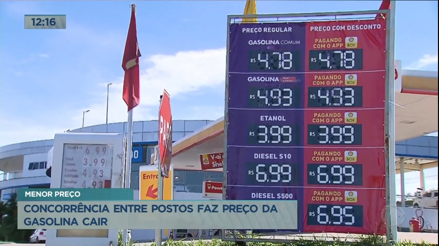 Vídeo: Concorrência entre postos do DF faz preço da gasolina cair