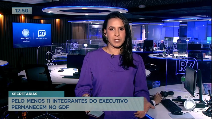 Vídeo: Pelo menos 11 integrantes do Executivo permanecem no GDF
