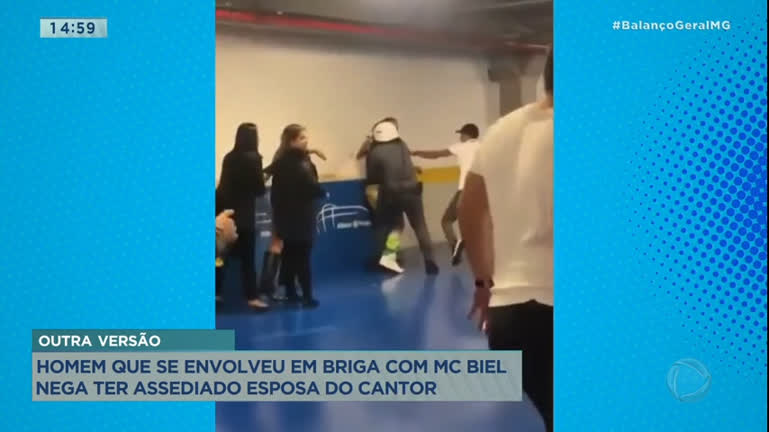 Vídeo: A Hora da Venenosa: homem que se envolveu em briga com MC Biel nega ter assediado esposa do cantor