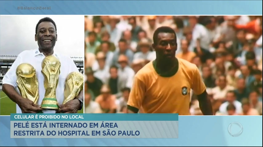 Vídeo: Pelé está internado em área VIP de hospital em São Paulo