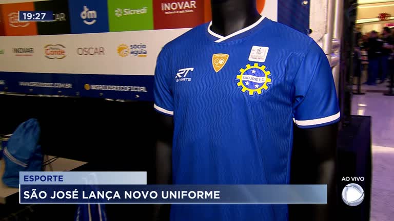 Vídeo: São José Esporte Clube lança novo uniforme