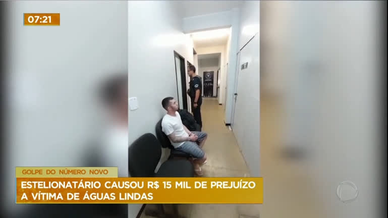 Vídeo: Homem é preso depois de aplicar o golpe do Novo Número