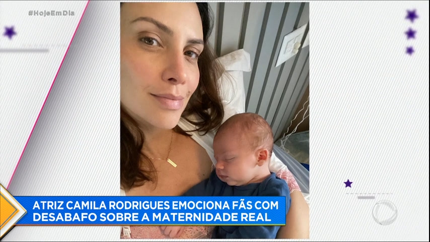 Vídeo: Camila Rodrigues faz desabafo sobre maternidade real e inspira mães