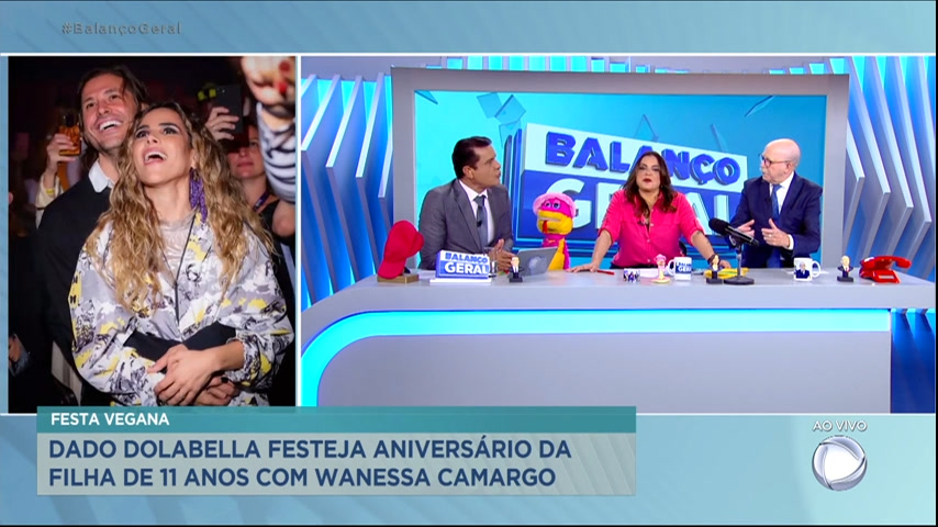 Vídeo: Wanessa Camargo ajuda Dado Dolabella a organizar festa da filha