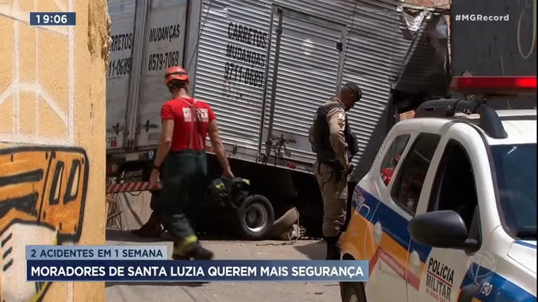 Vídeo: Moradores de Santa Luzia pedem mais segurança após dois acidentes em uma semana