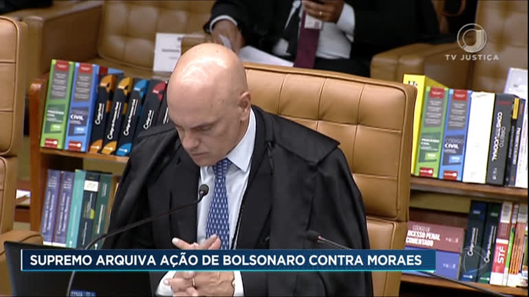 Vídeo: Plenário do STF confirma arquivamento da ação de Bolsonaro contra Alexandre de Moraes