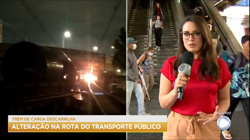 Vídeo: Trem de carga descarrila e afeta três linhas da CPTM