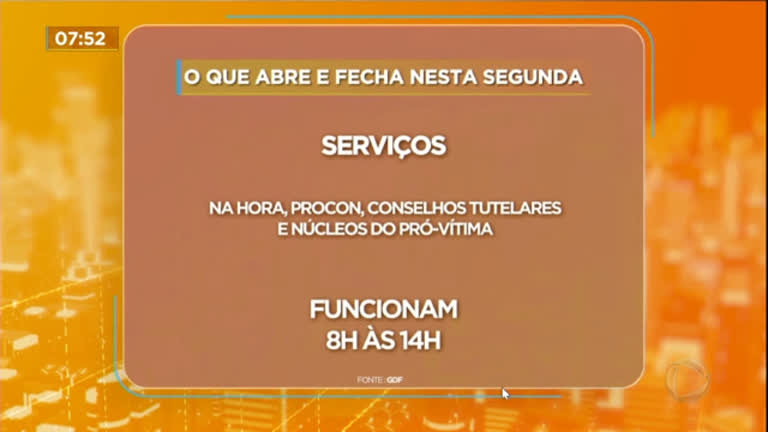 Vídeo: Veja o funcionamento dos serviços do GDF nesta segunda (5) de jogo da seleção brasileira