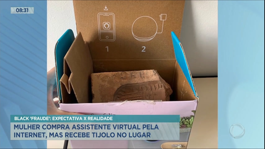 Vídeo: Black Fraude: estudante compra assistente virtual e recebe tijolo