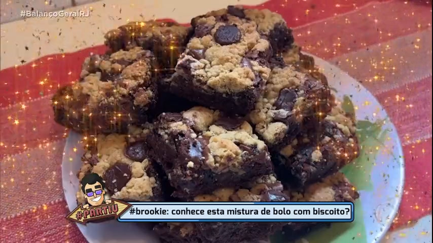 Vídeo: #Partiu: estudante faz sucesso com receita de brownie com cookie em Pechincha (RJ)