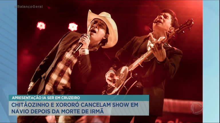 Vídeo: Chitãozinho e Xororó cancelam show em navio de Zezé di Camargo e Luciano