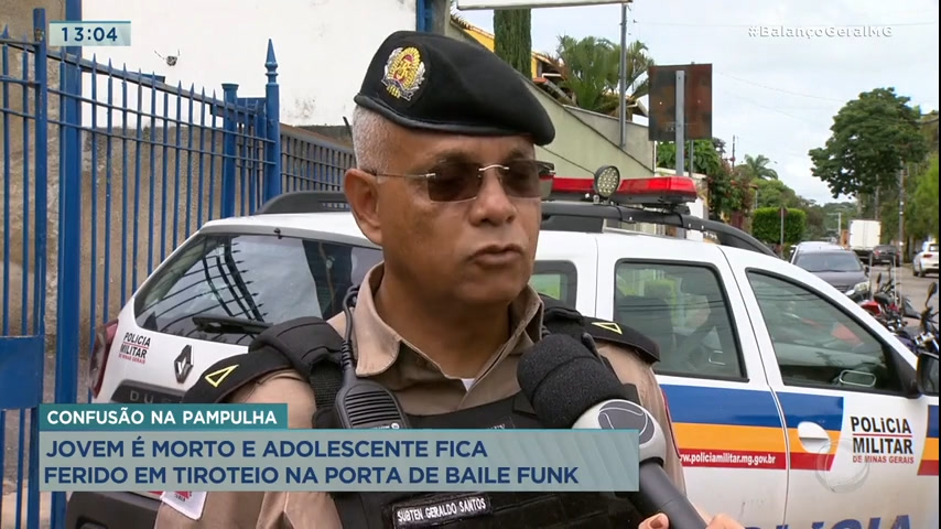 Vídeo: Jovem é morto e adolescente fica ferido em tiroteio na porta de Baile Funk em BH