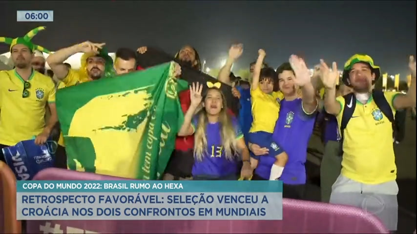 Vídeo: Torcida brasileira mostra confiança após goleada da seleção contra Coreia do Sul