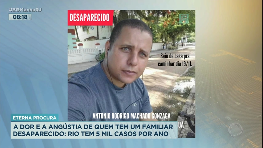 Vídeo: Rio tem 5 mil casos de desaparecimento por ano, revela estudo