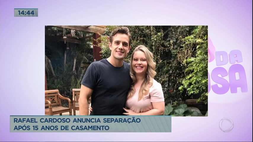 Vídeo: Rafael Cardoso anuncia separação após 15 anos de casamento