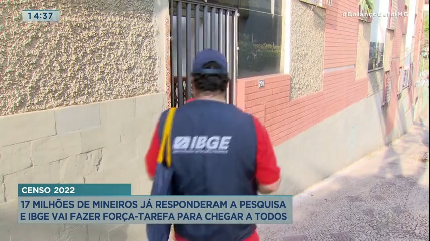 Vídeo: IBGE anuncia força-tarefa para a realização do Censo de 2022
