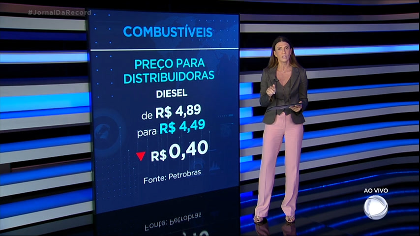 Vídeo: Petrobras anuncia queda no valor do diesel e da gasolina nas refinarias
