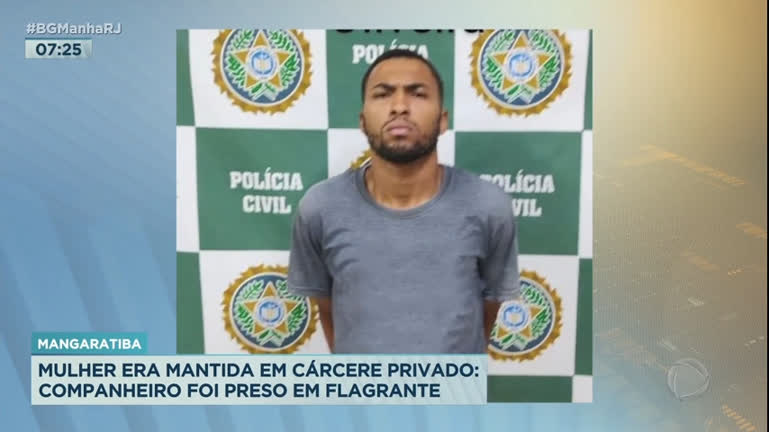 Vídeo: Homem é preso por manter mulher em cárcere privado em Mangaratiba